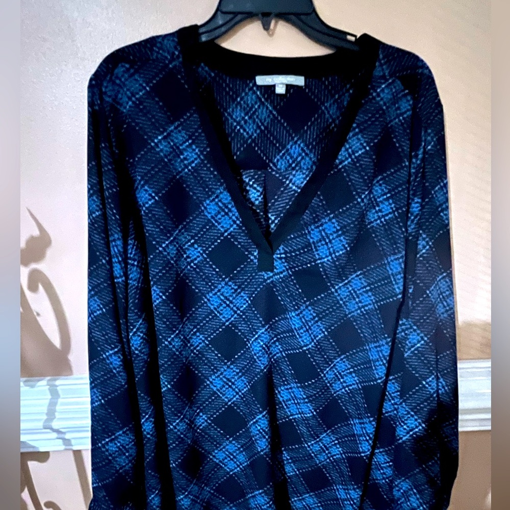 NY collection, long sleeve blouse